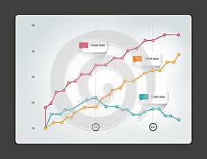 Chart for infographics.
