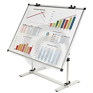 Chart isolated on transparent background