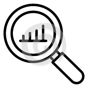 Chart   Isolated Vector icon which can easily modify or edit