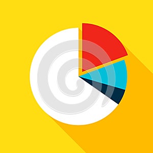 Chart Pie Flat Icon