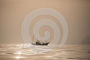 Local fishing boat in japan photo