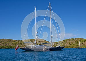 Charter sailboat