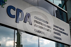Chartered Professional Accountant (CPA) building.