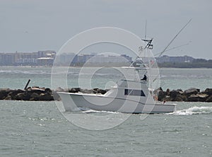 Chartered Sports Fishing Boat