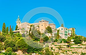Charterhouse or Royal Carthusian Monastery of Valldemossa village, Palma Mallorca, Spain photo