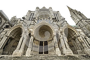 Chartres - Cathedral facade photo