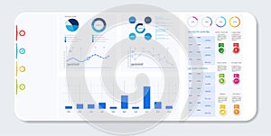 charts and graph, analysis business accounting, statistics concept.