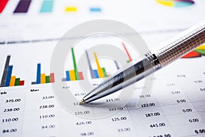 Charts Graphs spreadsheet paper.