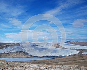 Charybdis Glacier On Ellesmere Island