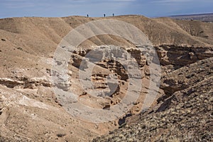 Charyn Canyon and the Valley of Castles, National park, Kazakhstan.