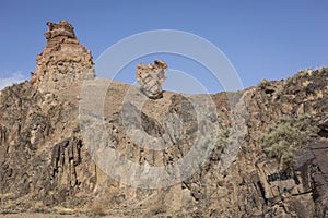 Charyn Canyon and the Valley of Castles, National park, Kazakhstan.