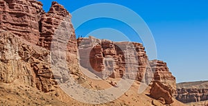 Charyn Canyon and the Valley of Castles, National park, Kazakhstan