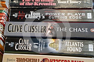 The Chase book by Clive Cussler at the flea market.