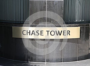 Chase Tower Sign