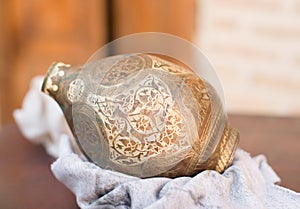 Chaser of copper at work