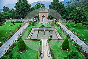 Chashme Shahi Spring Water Garden Srinagar India photo