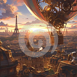 Chasing Sunsets: Parisian Hot Air Balloon Adventure