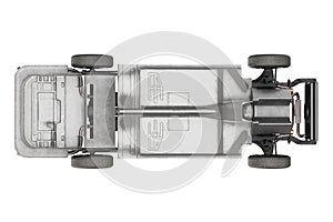 Chassis frame underbody, top view