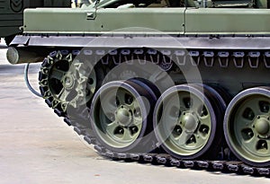 Chassis of the Russian tank T 72