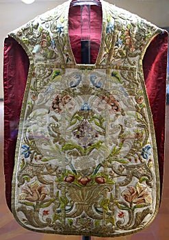 Chasuble in San Lorenzo Maggiore church, Naples, Italy