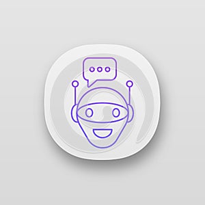 Chat bot app icon