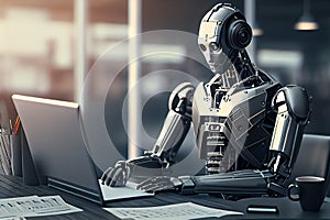 Robot online assistance and machine customers support