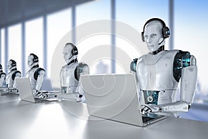 Chat bot concept photo