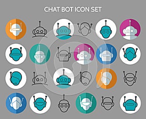 Chat bot icons