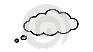 Chat Bubble Icon: Discussion Flat Design, vector design Generative AI