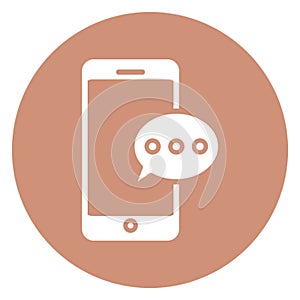 Chat bubble Isolated Vector Icon which can easily modify