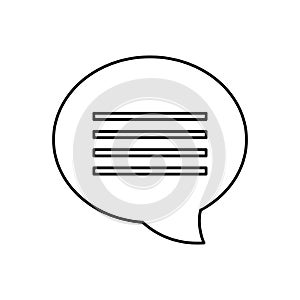 Chat bubble speakbox