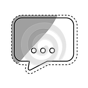 Chat bubble speakbox