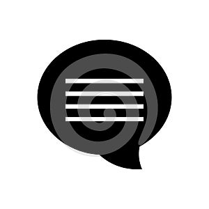 Chat bubble speakbox