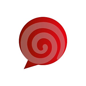 Chat bubble speakbox