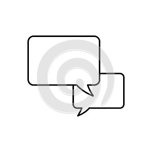 Chat bubble speakbox