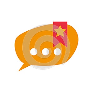 Chat bubble speakbox