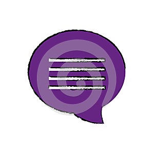 Chat bubble speakbox