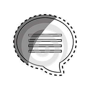 Chat bubble speakbox