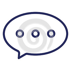 Chat Bubbles  Isolated Isolated Vector Icon easily editable easily editable