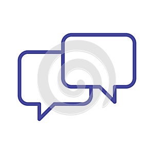 Chat comment Vector icon which is suitable for commercial work and easily modify or edit it