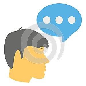 Chat, communication Color Vector icon which can easily modify or edit
