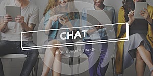 Chat Communication Social Networking Concept