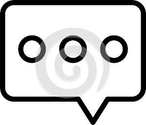 Chat Ellipsis Vector Icon