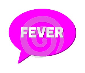 Chat FEVER Colored Bubble Frame