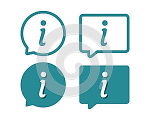 Chat helpdesk icon. Illustration vector