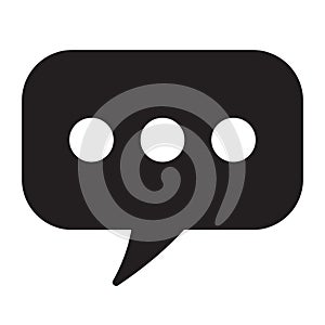 Chat icon, sms icon, comment icon