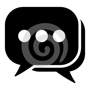 Chat icon, sms icon, comment icon