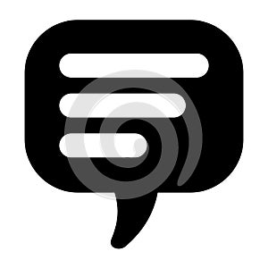 Chat icon, sms icon, comment icon