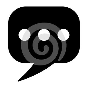 Chat icon, sms icon, comment icon