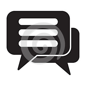 Chat icon, sms icon, comment icon